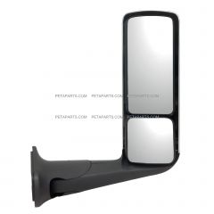 Door Mirror Chrome with Metal Arm & Mounting - Passenger Side ( Fits: 2020 - 2023 International LT 2017 - 2023 International LT625 )
