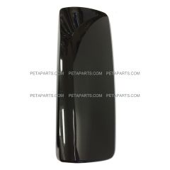 Door Mirror Cover Gloss Black - Driver Side (Fit:  2008- 2022 Volvo VNL 670, VNL 780, VNL 630, VNL 730 , VNL 860 Trucks)