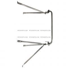 Stainless - Door Mirror Bracket Arm DOOR MOUNT - Passenger Side (Fits: 1988-2010 Freightliner CLASSIC XL FLA FLB FLD112 FLD112SD FLD120 FLD120 CLASSIC FLD120SD )