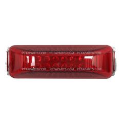 4" 12 Diodes Red/Red LED Side Marker Light