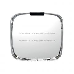 7 1/2  x 6 1/2  Wide Angle Convex Mirror Chrome (Compatible with International DuraStar 4300 4400 WorkStar 7300 7400 7500 7600 TransStar 8500 8600 2002-2017 Various Trucks with 1 1/8  DIA Mirror Arm)