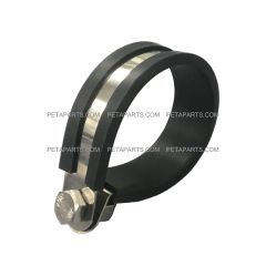 2" Rubber Cushioned Stainless Steel Mounting Clamp ( Universal Fit on Tractor Loader RTV UTV )