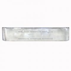 ONE PIECE - Rolled End 18" Steel Bumper Chrome with Tow Holes (Fit: SFA 07-25 Peterbilt 365 367 388 389 13-25 Peterbilt 567 13-25 Kenworth T880 18-25 Kenworth W990)