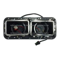Headlight Housing Base - Driver Side (Fit: Kenworth T400 T600 T800 W900 K100 C500. Peterbilt 378 379. Western Star 4900, Freightliner FLD Classic XL)