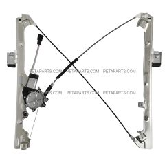 Power Window Regulator And Motor Assembly - Driver Side (Fit: 2000-2006 Chevrolet Avalanche 1500 2500, Suburban 1500 2500, Silverado 1500 1500HD 2500 2500HD 3500, Tahoe, 2000-2006 GMC Sierra 1500 2500 1500HD 2500HD 3500, Yukon, YukonXL 1500 2500)