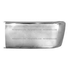 Steel 28" Bumper End Chrome - Driver Side ( Fit: 1992-2004 FREIGHTLINER FL50 60 70 80)