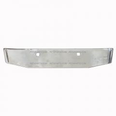 ONE PIECE - Rolled End 16" Steel Bumper Chrome with Tow Holes (Fit: SFA 07-25 Peterbilt 365 367 388 389 13-25 Peterbilt 567 13-25 Kenworth T880 18-25 Kenworth W990)