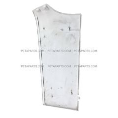 Upper Behind Cab Cabin Fairing White Plastic - Passenger Side (Fit: Freightliner Cascadia Truck)