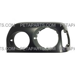 Headlight Bezel Black - Driver Side (Fit: 96-04 Freightliner Century Truck)