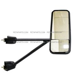 Door Mirror Power Heated Black with Arm Assembled - Passenger Side (Fit: Kenworth T660 T600 T370 T270 T800 Trucks)