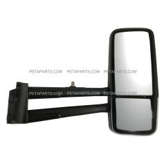 Door Mirror Power Heated Chrome - Passenger Side ( Fit: 2013-2020 Kenworth T680 T880, 2013-2020 W990 Trucks )