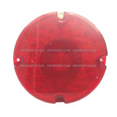 7" Round 44 Diodes Red/Red Stop Turn Tail Light (Fit: School Bus)