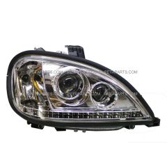 Headlight with White LED - Passenger Side (Fit: Freightliner Columbia Truck)