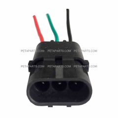 Round Plug 3 Pin Female Connetor for Vehicles