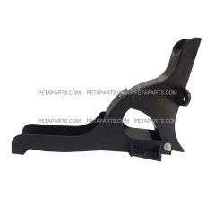 Upper Fairing Lower Bracket Hinge Plastic Black- Driver Side (Fit: Freightliner Cascadia)