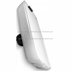 14  x 7 1/2  Rear View FLAT Main Mirror Chrome (Compatible with International DuraStar 4300 4400 WorkStar 7300 7400 7500 7600 TransStar 8500 8600 2002-2017 Various Trucks with 1 1/8  DIA Mirror Arm)