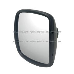 Wide Angle Mirror Black (Fit: 2003-2023 Freightliner 108SD 114SD M2 100 106 112 Bussiness Class)
