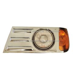 Headlight Chrome - Driver Side (Fit: Mack Granite CV713 Truck)