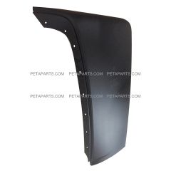 Upper Behind Cab Cabin Fairing Black Plastic - Driver Side (Fit: Volvo VNL series)