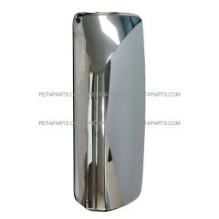 Volvo VNL Door Mirror Cover Chrome with Curved Back - Driver Side