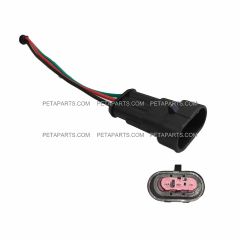 3 Wire Socket 3-Pin Male Connector for Various Vehicles