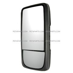 Door Mirror POWER HEATED Black - Passenger Side (Fit: Mack Anthem)