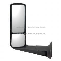Door Mirror Chrome with Metal Arm & Mounting - Driver Side ( Fits: 2020 - 2023 International LT 2017 - 2023 International LT625 )