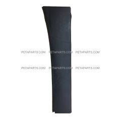 Upper Behind Cab Cabin Fairing Extension Black Plastic - Driver Side (Fit: Volvo VNL series)