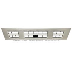 Grille Plastic White  (Fit: 2006-2007 Isuzu NRR and NPR, 2006-2007 GMC W4000 W4500 Trucks.)