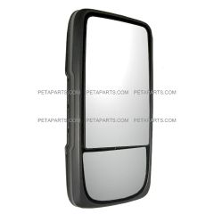 Door Mirror POWER HEATED Black - Driver Side (Fit: Mack Anthem)