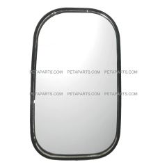 6-7/8" x 4" Convex Mirror with Mounting Clamp ( Universal Fit on Tractor Loader RTV UTV )