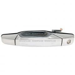 Exterior Door Handle Chrome - Driver Side Front ( Fits: 07-13 Chevrolet Silverado 1500 2500HD 3500HD Suburban 1500 2500 Tahoe Avalanche GMC Sierra 1500 2500HD 3500HD Yukon XL1500 XL2500 Escalade )