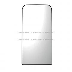 Main Mirror Glass with Power and Heating Circuit (Fit: Kenworth T370, T470, T600, T660, T700, T2000 ; Peterbilt (with Power Only) 325, 330, 335, 337, 340, 348, 365, 367, 379, 382, 384, 385, 386, 387, 388, 389 Trucks)