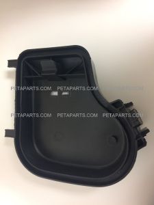 Black Back Cover for Freightliner Columbia Headlight with LED - Driver Side