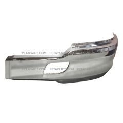 Steel Bumper Chrome with Support Bracket - Passenger Side (Fit: 2013 - 2020 kenworth T680 )