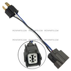 7" 3 Wire Plug 3 Pin Male Connector and 3 Pin Female Connector for Mitsubishi Headlight