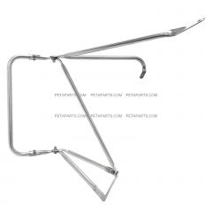 Door Mirror Mounting Bracket Arm Stainless Steel - Driver Side ( Compatible with CHEVROLET C5500 C6500 C7500 C8500 KODIAK & GMC C4500 C5500 C6500 C7500 C8500 TOPKICK 1990-2002 )