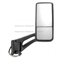 Door Mirror Chrome with Arm - Passenger Side ( Fit: Peterbilt 579 567 )