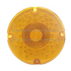 7" Round 44 Diodes Amber/Amber Stop Turn Tail Light (Fit: School Bus)