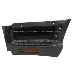 Side Step Under Door Plastic Black - Driver Side  (Fit: Mitsubishi FUSO FE180, FE145, FE140, FE840, FE830, 2012-2019 Fuso Canter FE85D FG4X4)