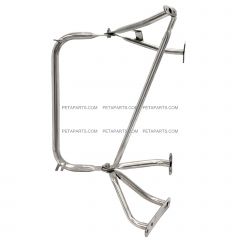 Door Mirror Mounting Bracket Arm Stainless Steel - Driver Side ( Fit: 1997 - 2023 Western Star Trucks 4700 4800 4900 4900E 4900EX 4900FA 5800 5900 6900 )