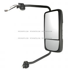 Door Mirror Chrome with Arm - Passenger Side (Fit: Mack Anthem)