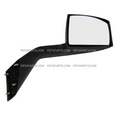 Hood Mirror Black Passenger Side with Mounting Kits( Fits: 2004 - 2017 Volvo VNL VNM 2013 - 2017 Volvo VNX Truck )