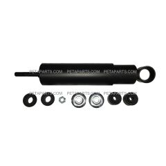 Heavy Duty Shock Absorber with Bushing (Fit: International, Kenworth, Peterbilt 3xx, Mack, Volvo, and other Trucks) (Replaces: Gabriel 85311)