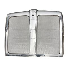 Grille Chrome with Bug Net Mesh Iron Grey (Fit: 2013-2020 Kenworth T680)