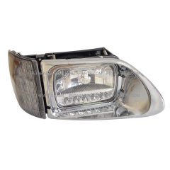 Headlight with Reflector White LED and LED Corner Lamp - Passenger Side (Fit: International 9200 9400 5900V Trucks)