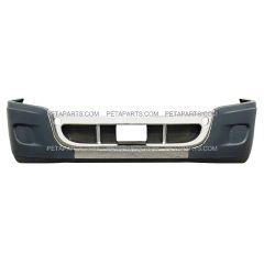 Freightliner Cascadia Bumper without Fog Light Holes and with Chrome Cover
