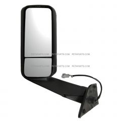 Door Mirror Power Heated Chrome - Driver Side (Fit: 2020 Freightliner Cascadia)