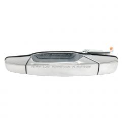Exterior Door Handle Chrome - Driver Side Rear ( Fits: 07-13 Chevrolet Silverado 1500 2500HD 3500HD Suburban 1500 2500 Tahoe Avalanche GMC Sierra 1500 2500HD 3500HD Yukon XL1500 XL2500 Escalade )