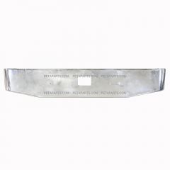 ONE PIECE - Rolled End 16" Steel Bumper Chrome with Center Tow Hole ( Fit: SFA 1987-2007 Peterbilt 357 378 379 )